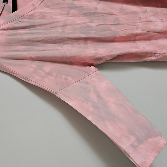 Yana K Oliver Women's Pink/Gray Tie Dye Top One Size - Picture 4 of 6